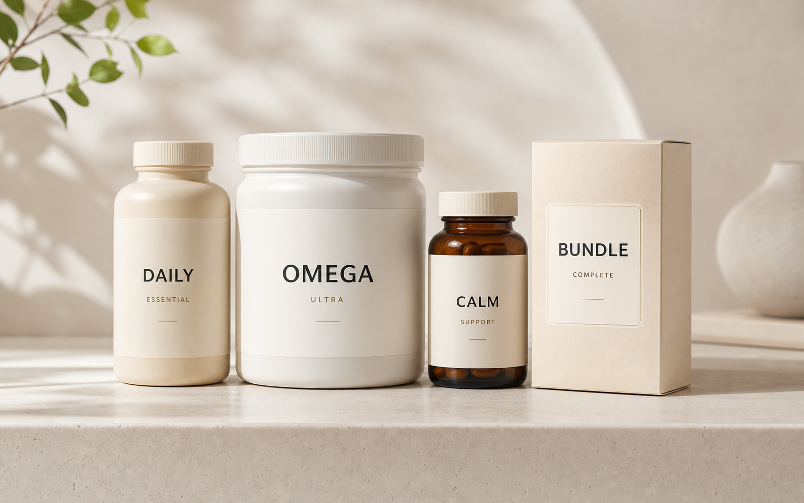 Premium Supplement Website preview
