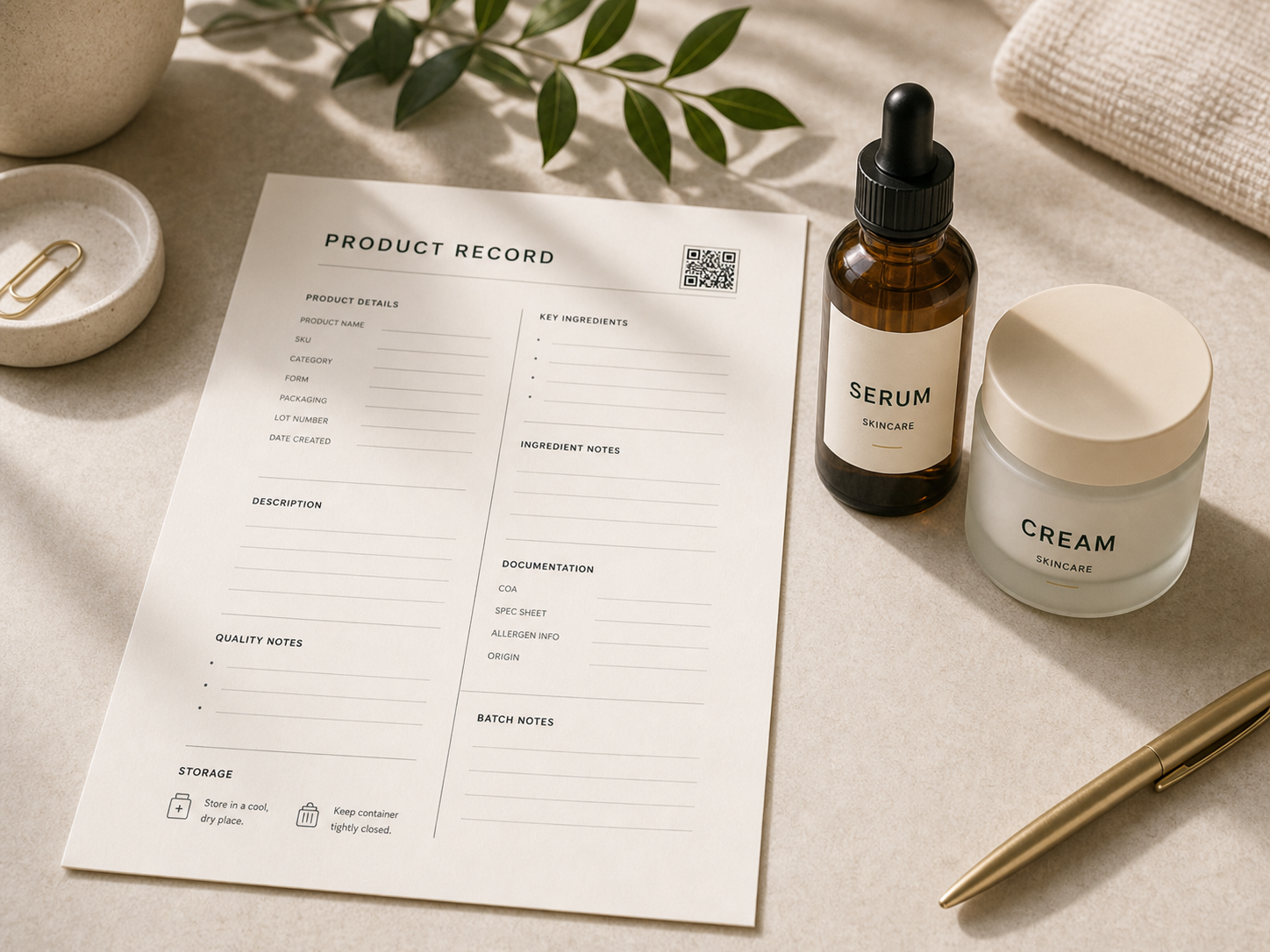 Product records