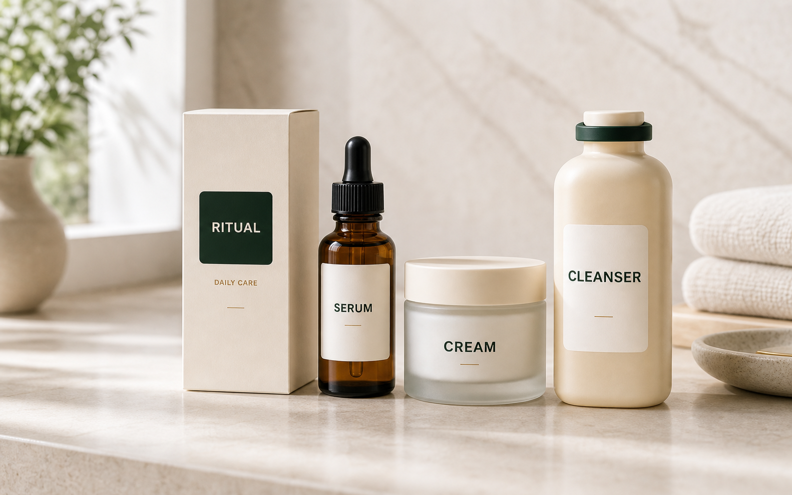 Premium Skincare Catalog lifestyle preview